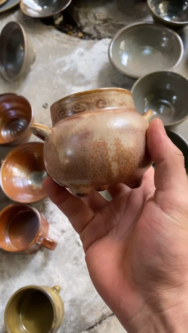 浪鬼柴烧釉绘柴烧系列香炉