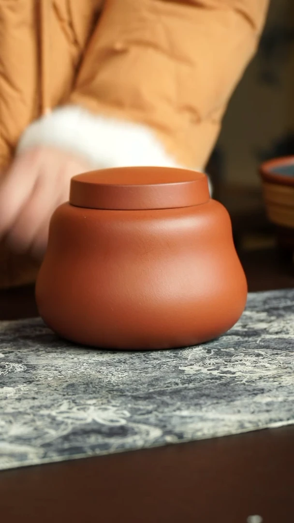 茶杯紫砂58号 特惠茶叶罐 宜兴紫砂原矿作品