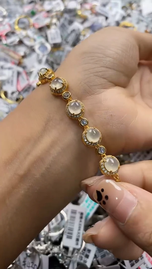 银S925镶嵌戒指翡翠  11 11   11   101