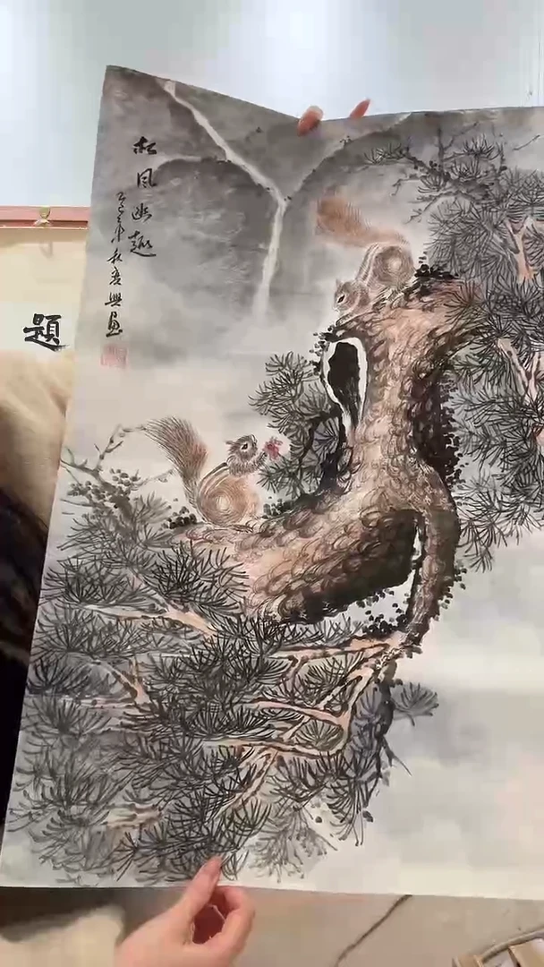 国画JX何老师国画作品一件