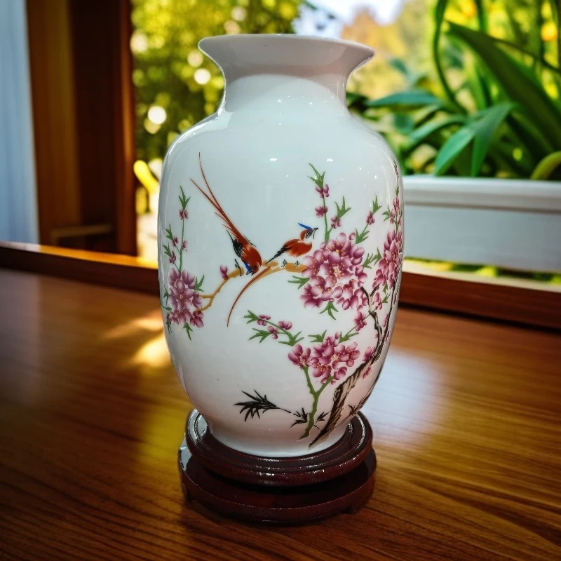 XD-ZH-XD1269 夜光喜心就影小花瓶底款19626+底座