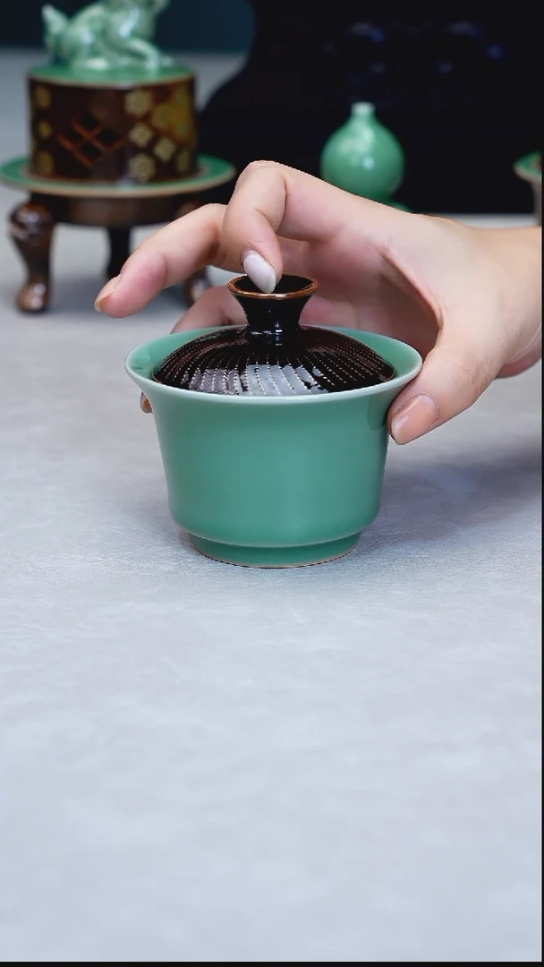 龙泉窑手工茶器包邮
