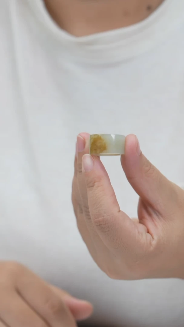 未镶嵌戒圈和田玉和田玉戒圈w0400
