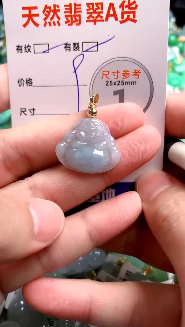 翡翠未镶嵌颈饰13003093