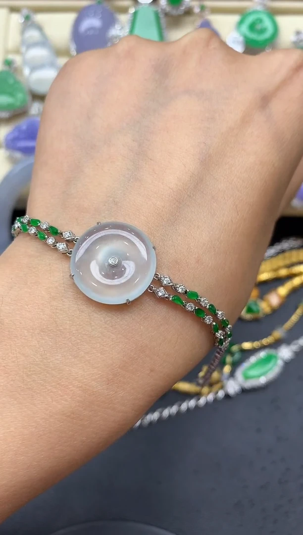 未镶嵌手链翡翠410-中国好珍宝