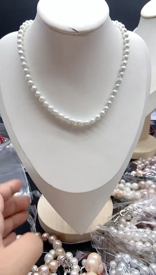 淡水珍珠未镶嵌颈饰1