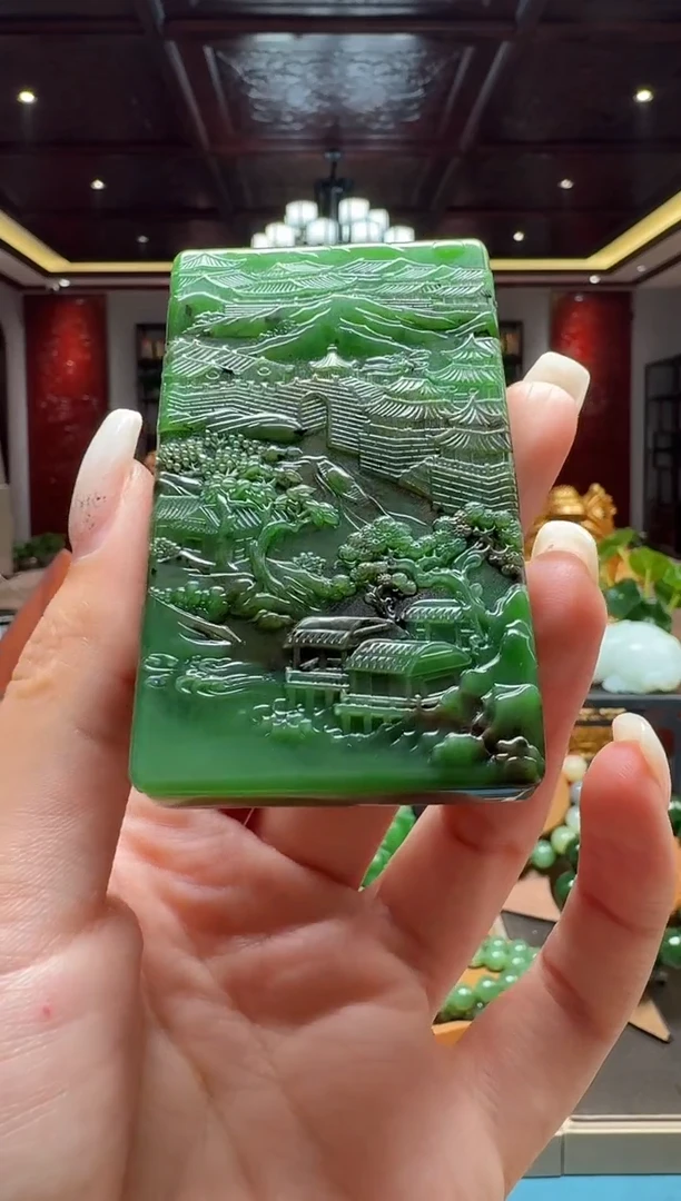 未镶嵌和田玉挂件by