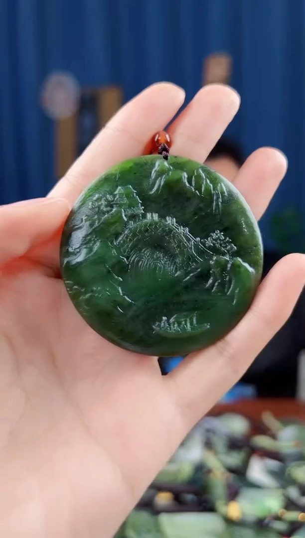 未镶嵌和田玉挂件拍一发一，