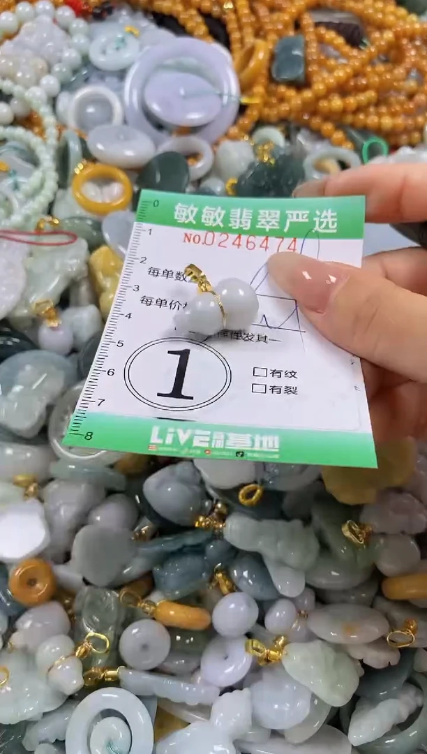 翡翠未镶嵌颈饰闪购0246474