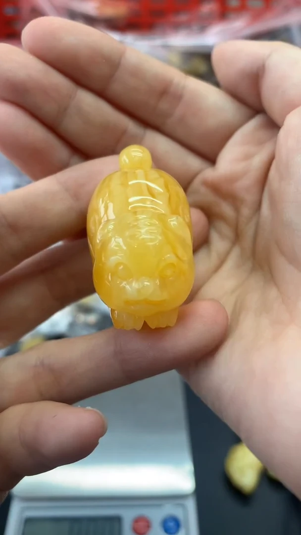 未镶嵌琥珀珠宝奇石892）8发1