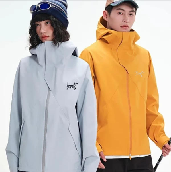 袅 X软壳冲锋衣 印花 户外防水登山服夹克外套