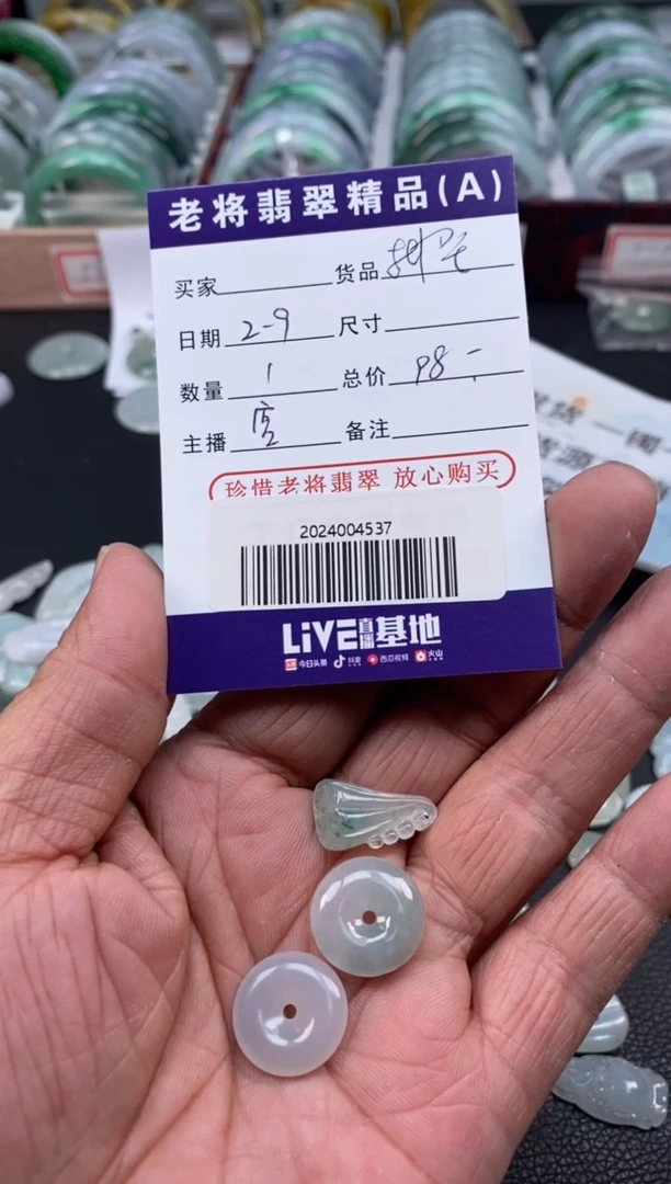 【闪购商品】翡翠颈饰未镶嵌//2024004537