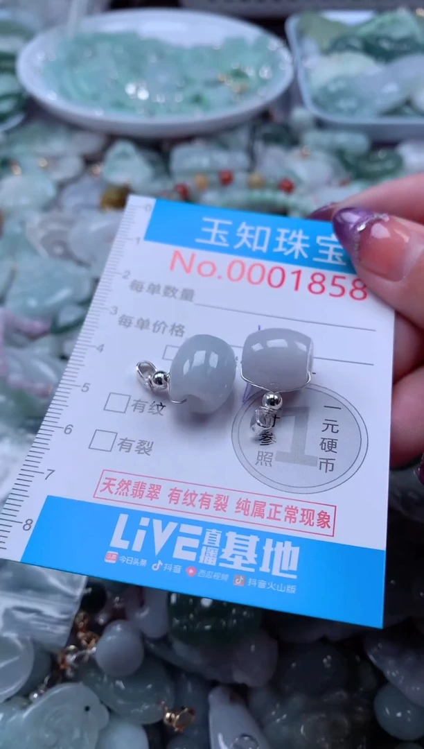 翡翠未镶嵌吊坠(不含链)1858