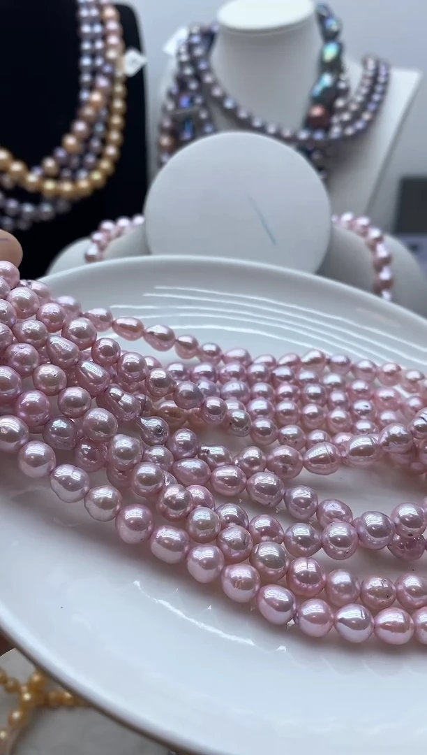 【闪购商品】淡水珍珠颈饰钛钢151