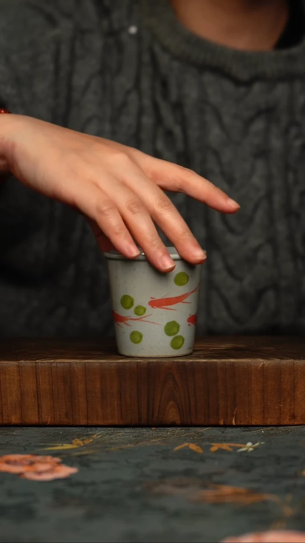 瓷片釉下彩手工手绘同款陶器