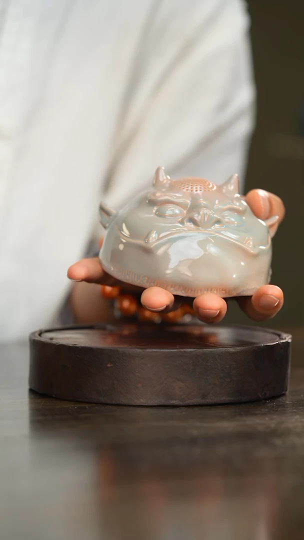 89柴房陶瓷柴烧茶漏