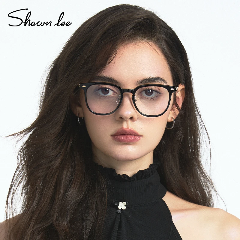 【0-600度免费配镜】Shawnlee防辐射防蓝光眼镜时尚显脸小近视眼镜