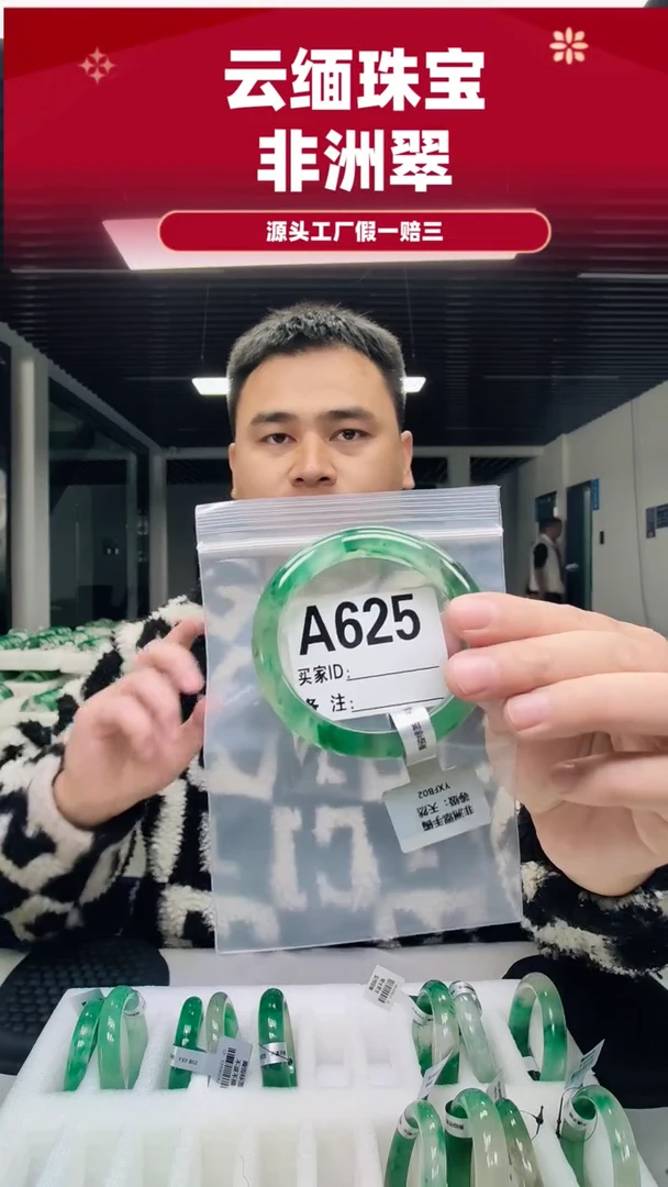 未镶嵌手镯石英质玉（非洲翠）58圈口A625