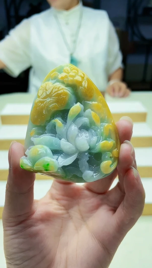 未镶嵌定制翡翠毛货09150243