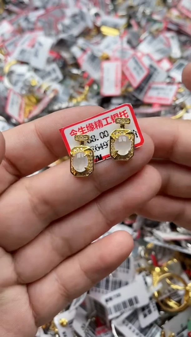 【闪购商品】翡翠戒指银S925镶嵌9999---3