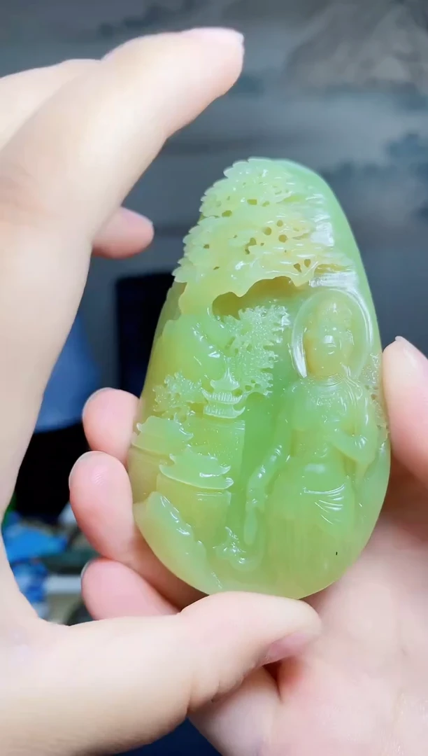 和田玉未镶嵌颈饰1