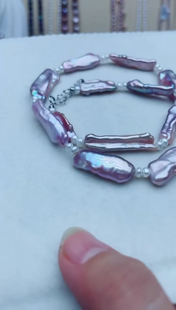 淡水珍珠未镶嵌项链项链