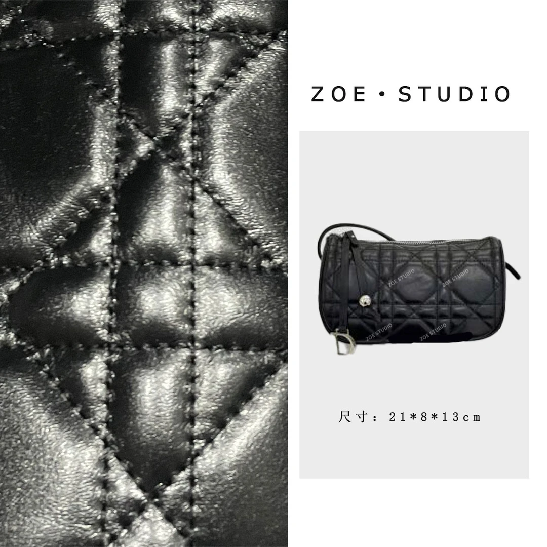 【佐伊甄选】XKY-1170-黑色轻奢女士时尚潮流百搭单肩斜挎包经典