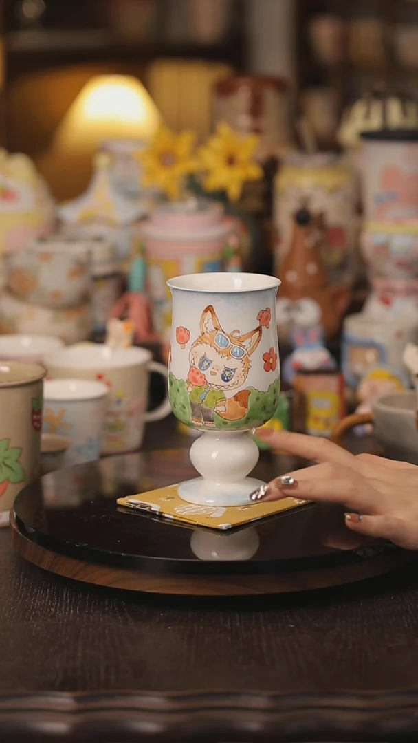 摆件景德镇釉下彩绘设计师款式陶瓷