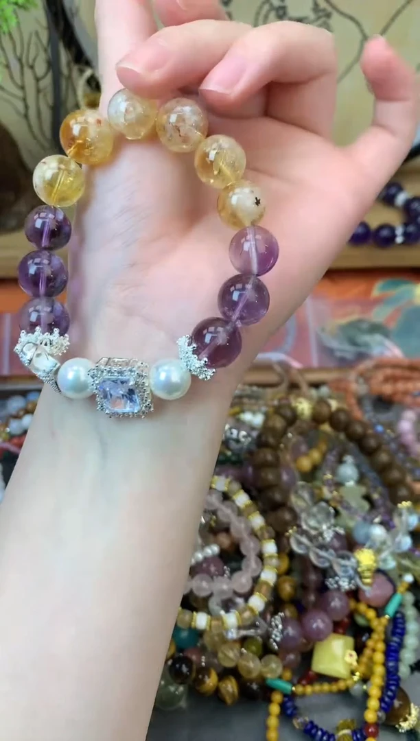 【闪购商品】紫晶手链未镶嵌392手串