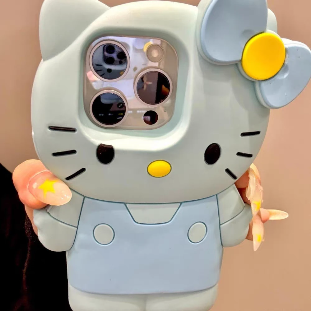 李泳知同款kitty猫ins韩可爱适用iPhone17卡通女款硅胶创意手机壳