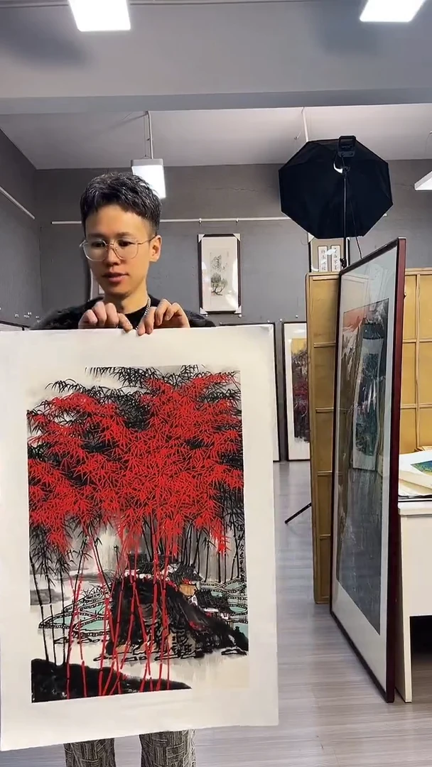 【闪购商品】国画36号李庆兴老师绘画