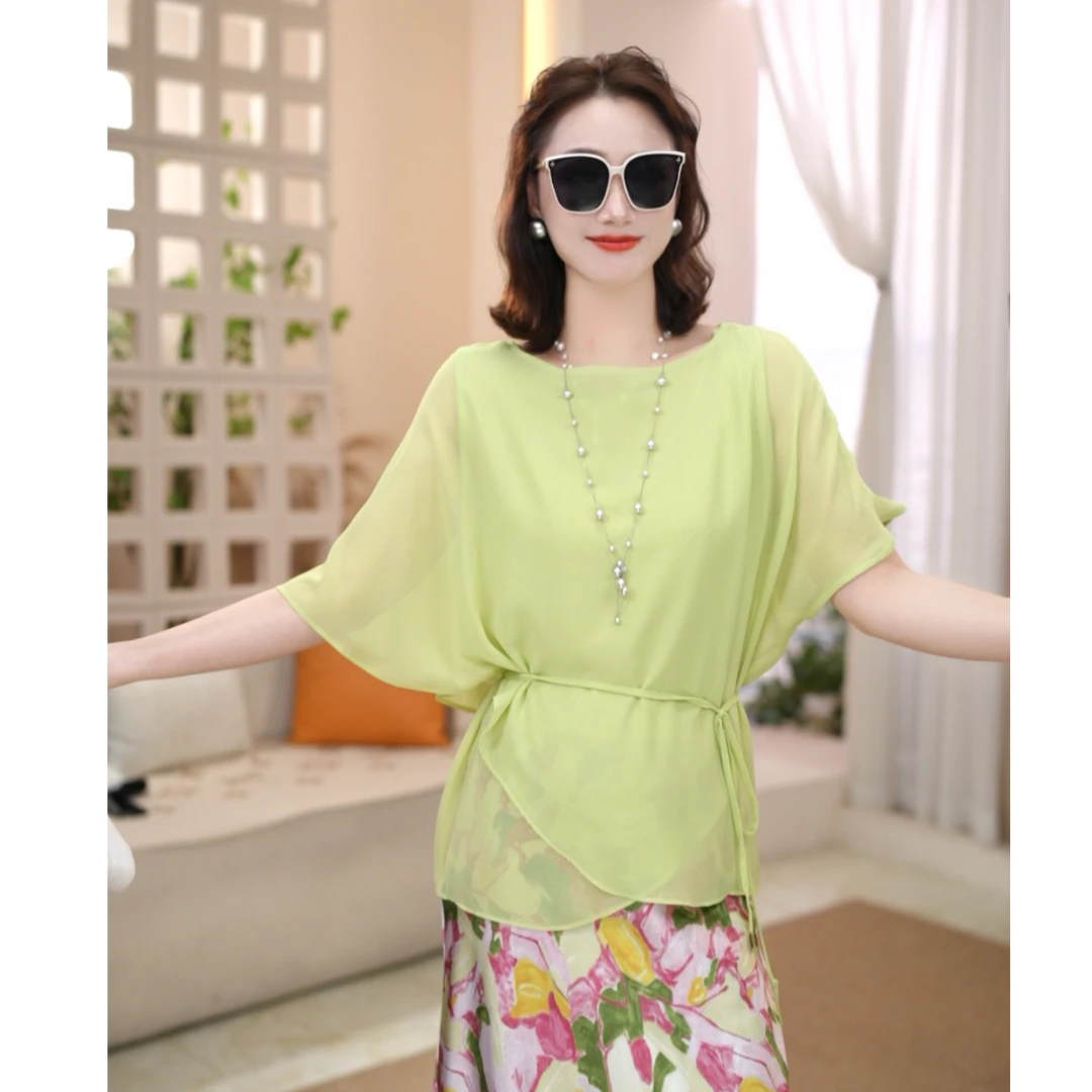 XY&【曼纱】2025新款法式气质百搭显瘦薄款不规则防晒上衣ZJ610-2