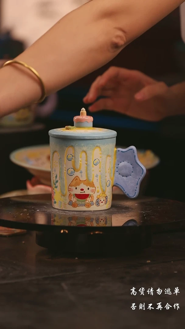 陶瓷景德镇可爱设计师款陶瓷