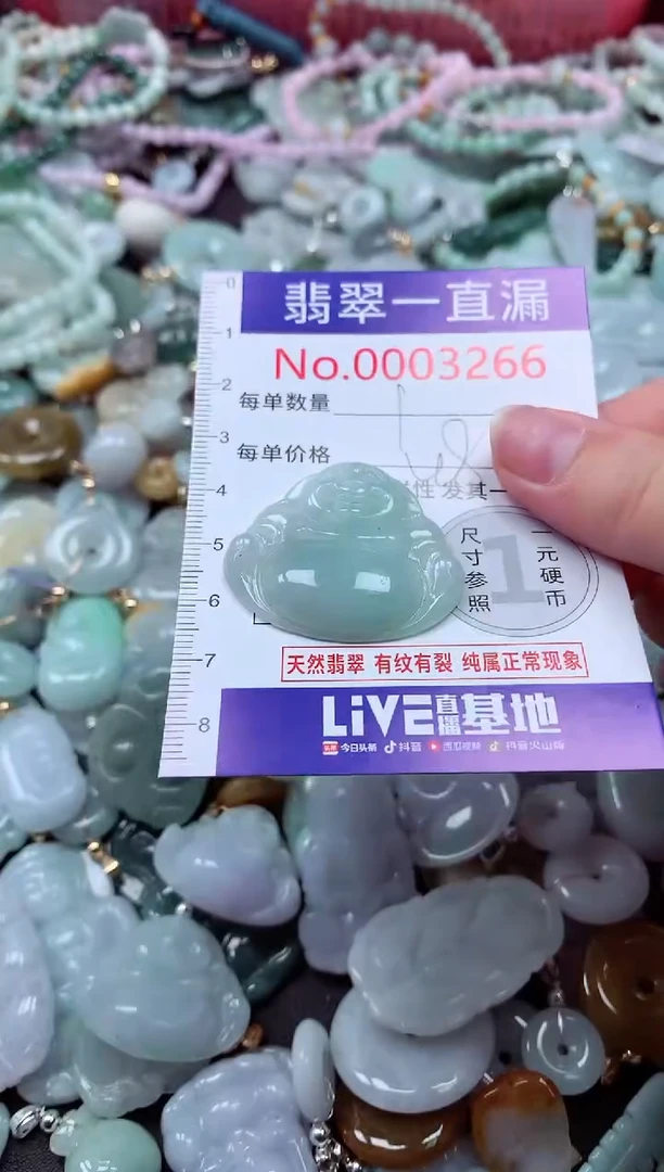 翡翠未镶嵌吊坠(不含链)3265