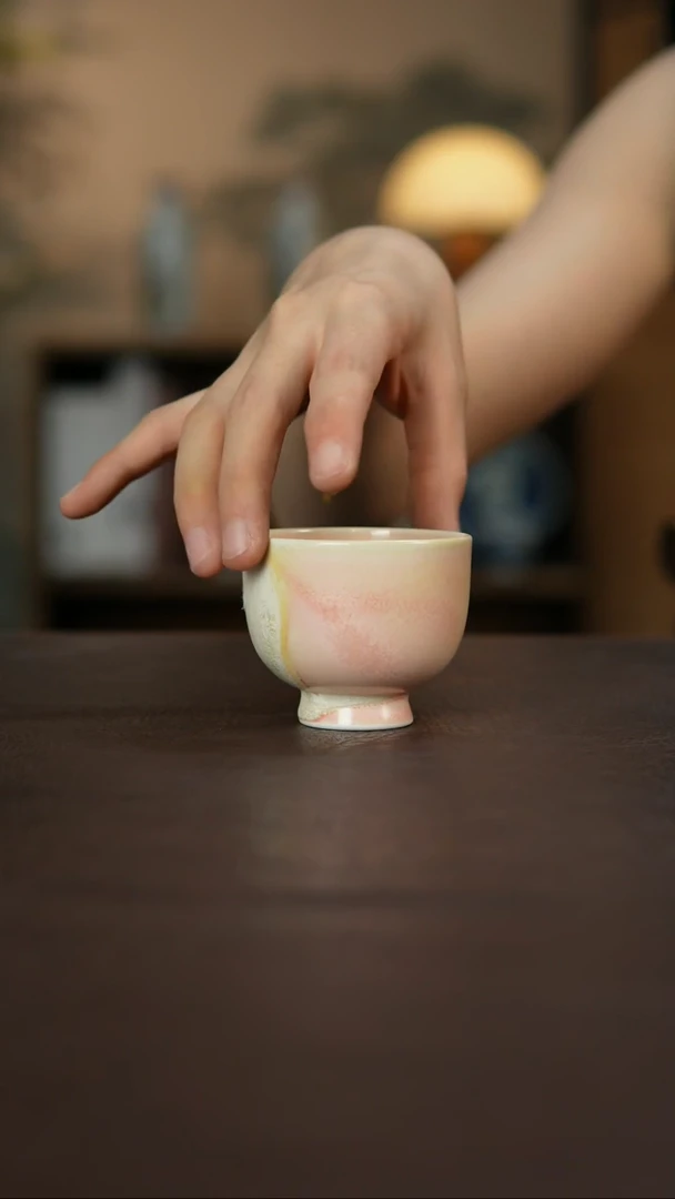 杯景德柴烧手作多人瑕疵