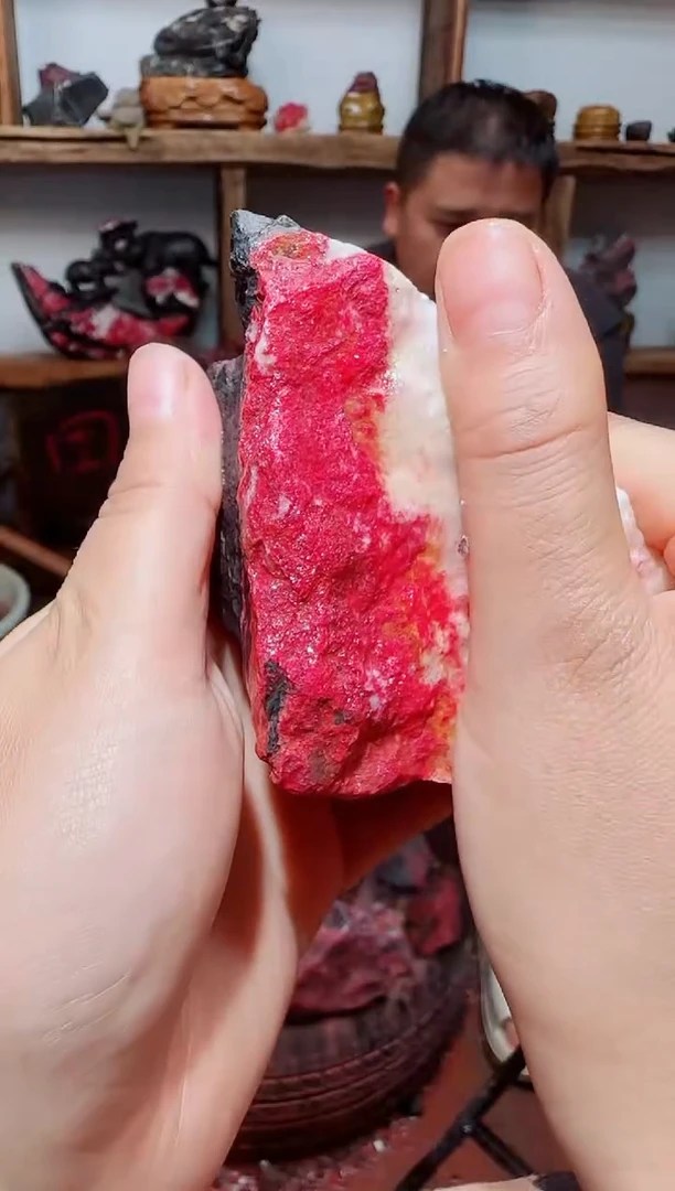 天然辰砂朱砂原矿石16