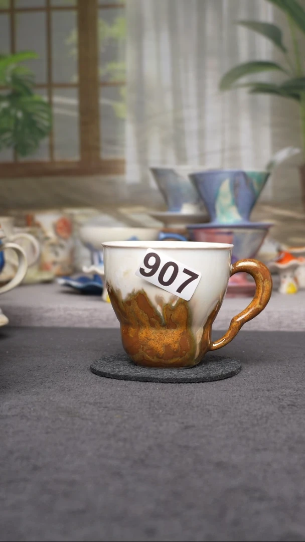 杯子陶907景德镇手工手创杯子