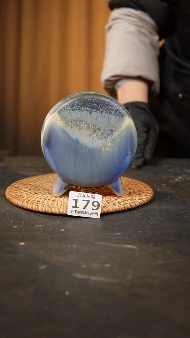 【闪购商品】瓷片179景德镇陶瓷花盆