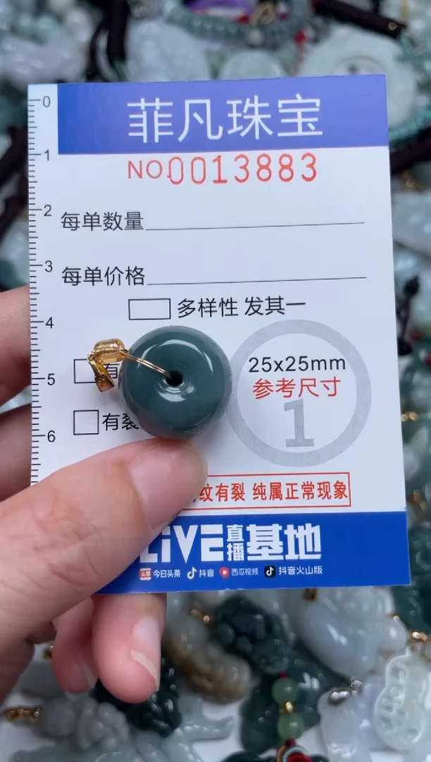 颈饰未镶嵌翡翠13883