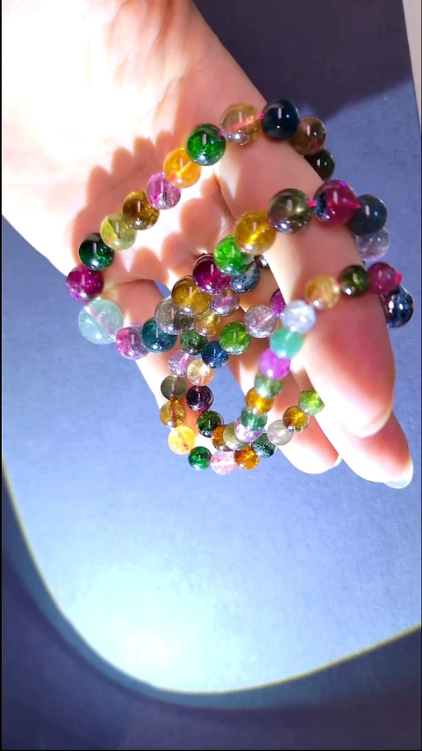 颈饰未镶嵌碧玺紫*缘天花板碧玺塔链