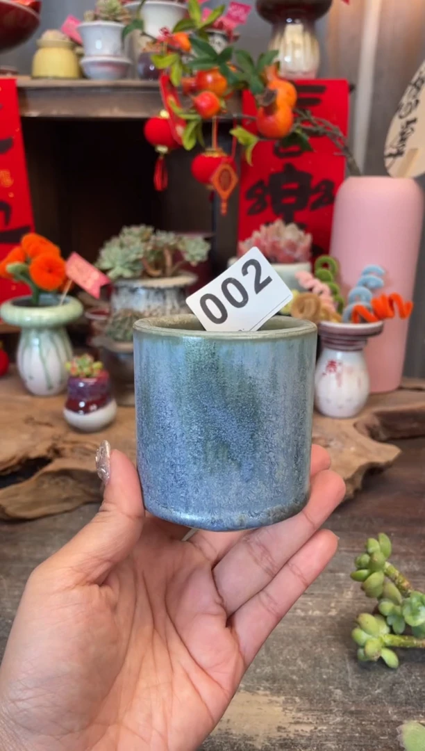 【闪购商品】摆件002知木小芳花盆