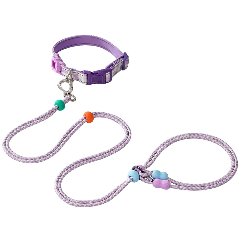 宠物多功能牵引绳P绳防爆冲可斜挎一拖二宠物LX户外遛狗绳2011