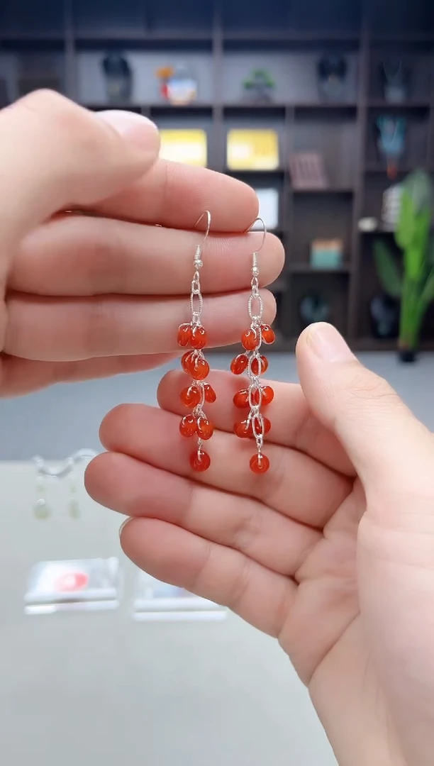 未镶嵌耳饰玛瑙/玉髓323000