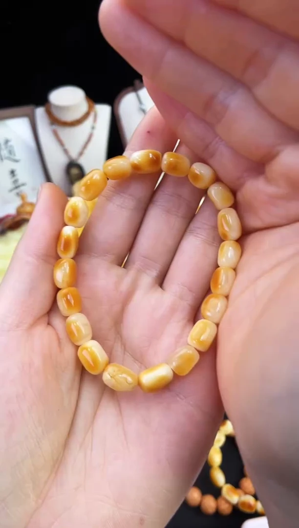 琥珀未镶嵌珠宝奇石柒月