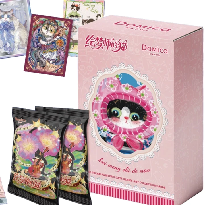 【A浮浮拆盒】Domica《绘梦师的猫》典藏卡牌盲盒 收藏卡牌（默认代拆）