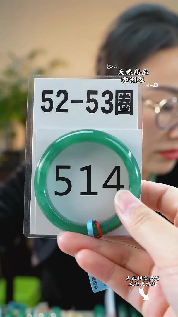 未镶嵌手镯石英质玉（非洲翠）5253
