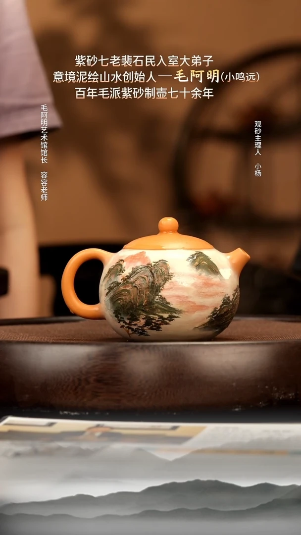 茶壶紫砂23 蜜蜡黄金段西施230c（南岳横山） 紫砂壶W