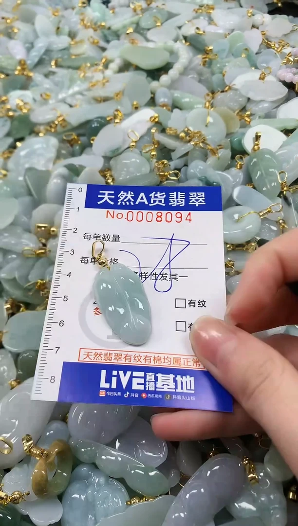 颈饰未镶嵌翡翠纯天然a货翡翠