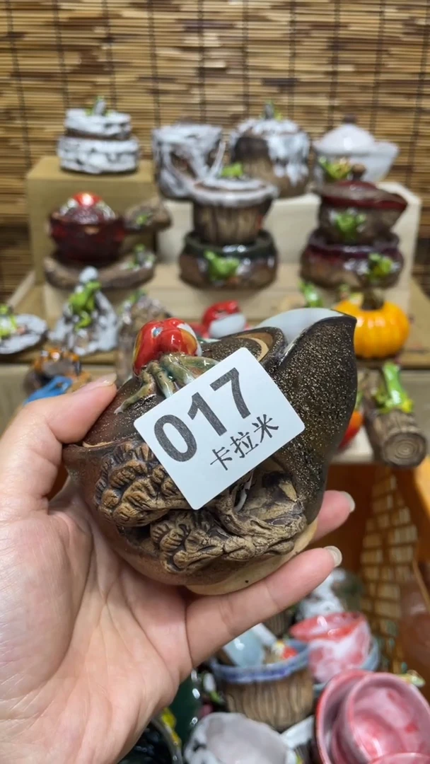 那**天017精美粗陶手工柴烧