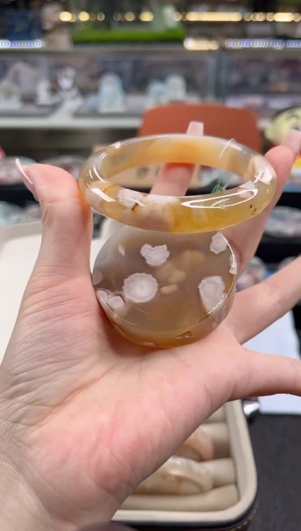 未镶嵌手镯石英质玉58圈口 （赠品镯心）369411